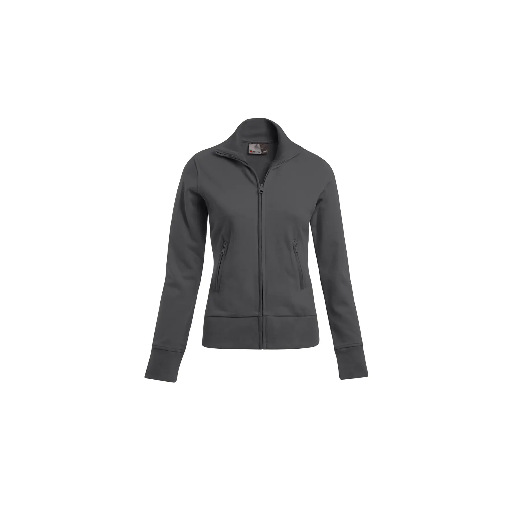 Felpa con zip e colletto alto donna Promodoro