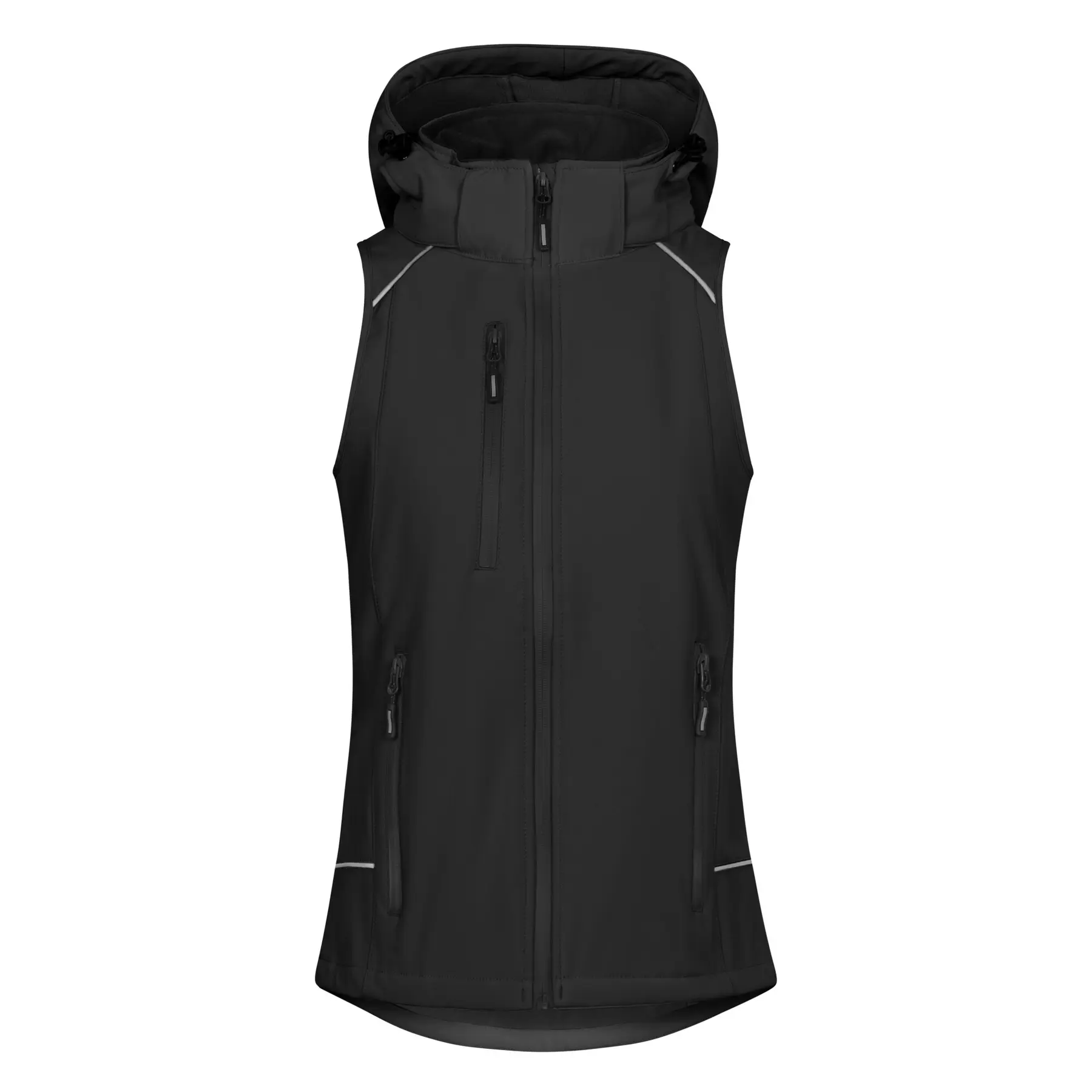 Gilet con cappuccio softshell donna Promodoro