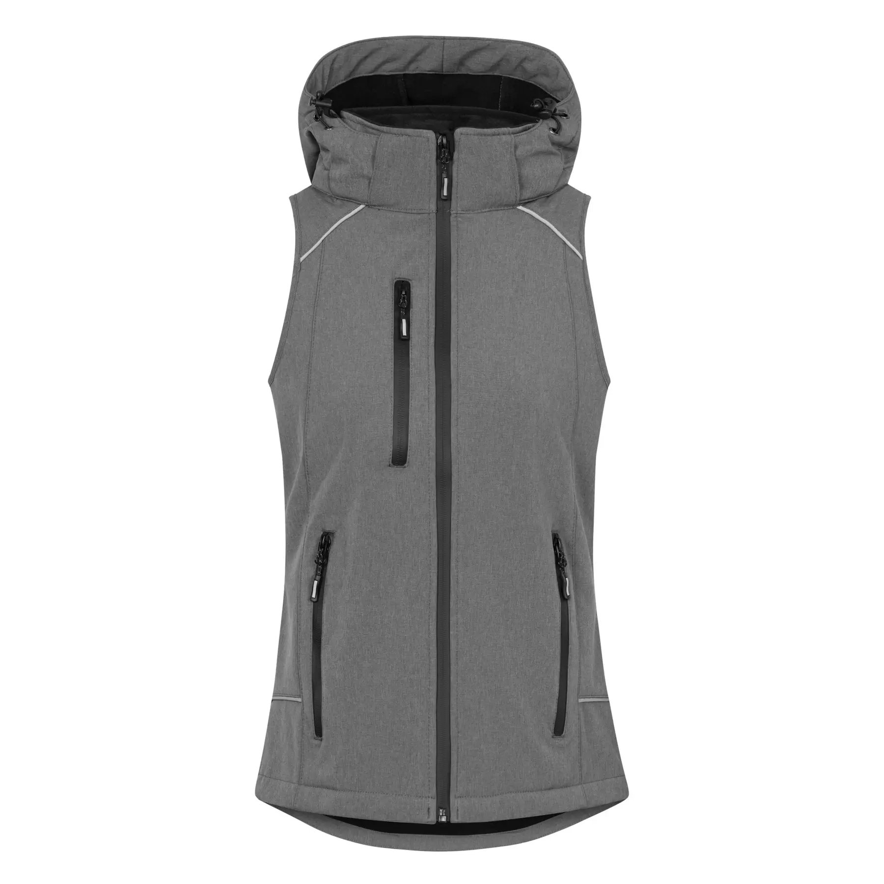 Gilet con cappuccio softshell donna Promodoro