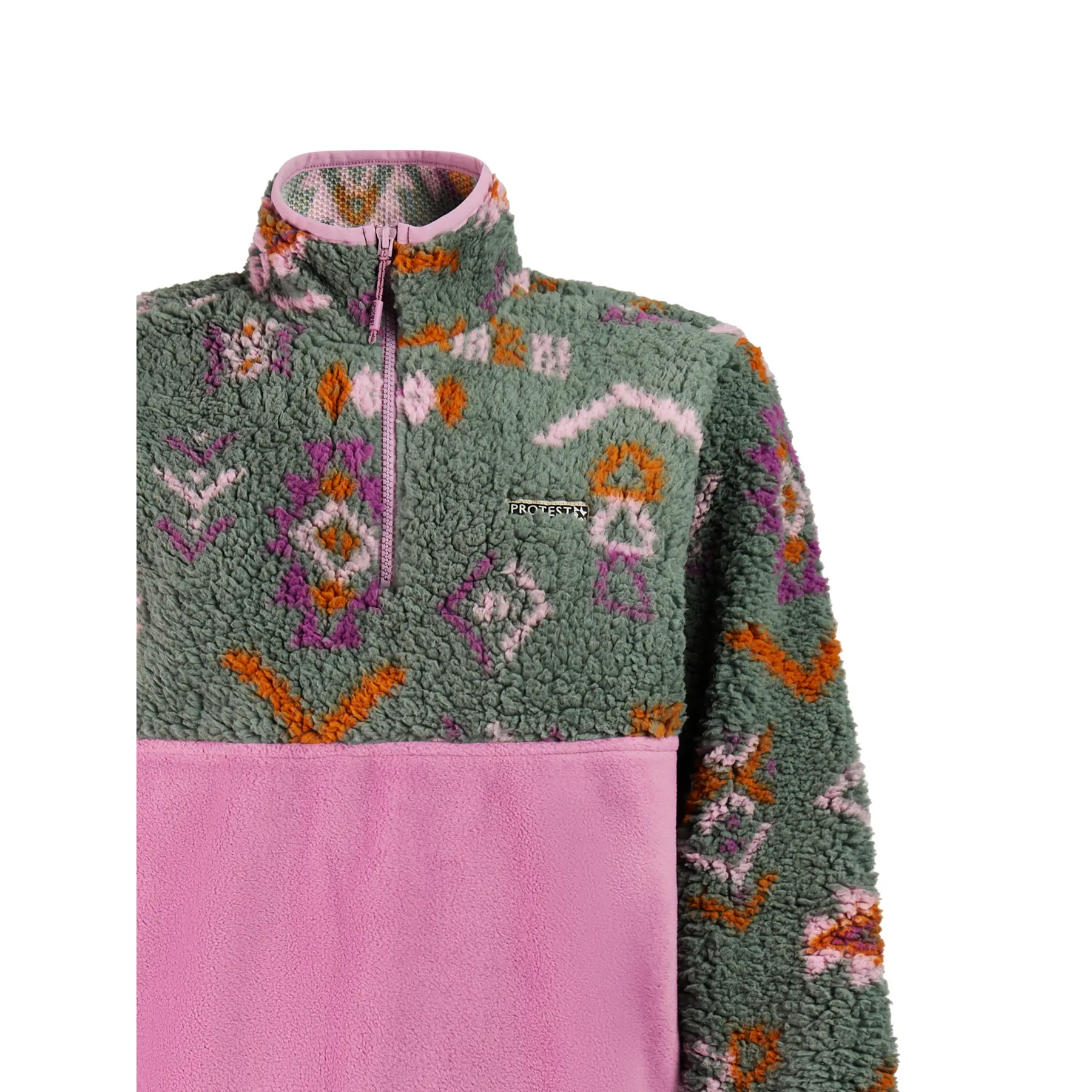 Protest PRTDotty - Sweater Dames - Trui - Fleece - 1/4 rits