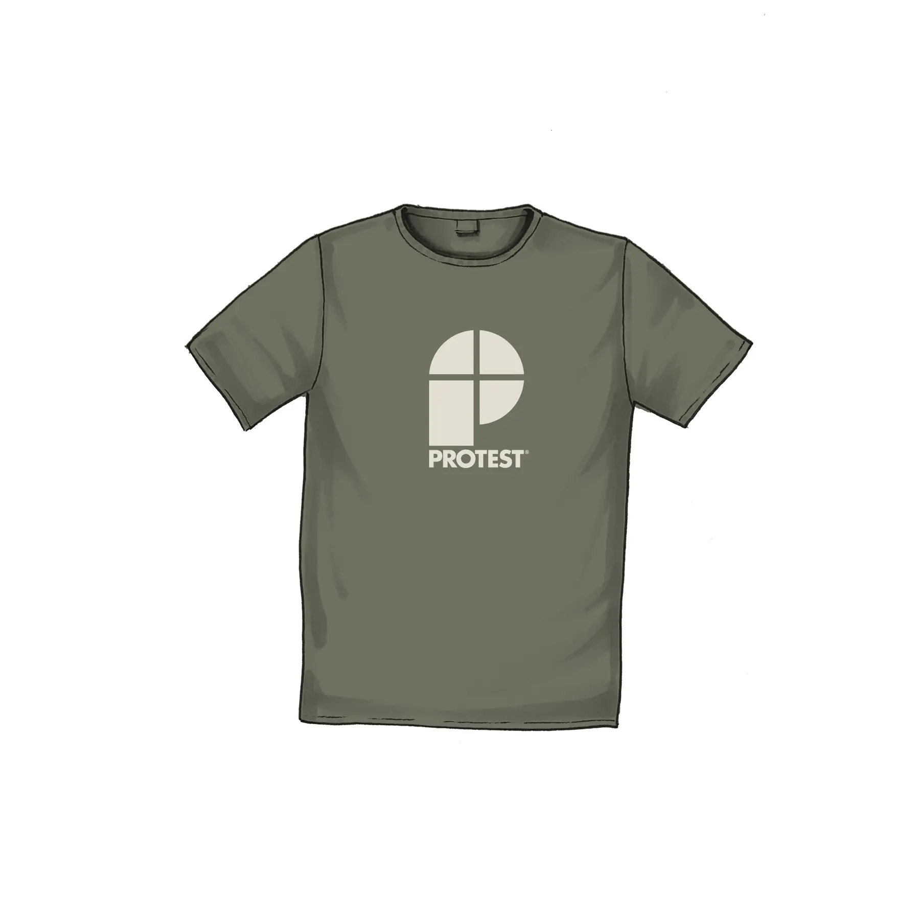T-shirt Protest Classic Logo