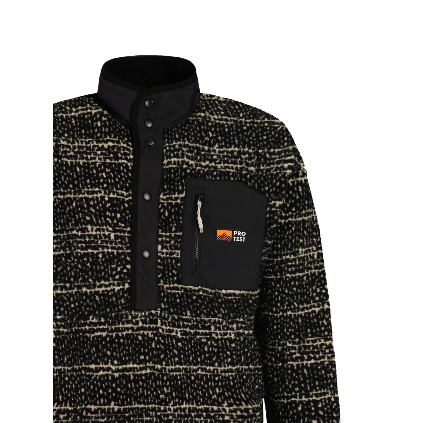 Geknoopte fleece 1/4 Protest Browser