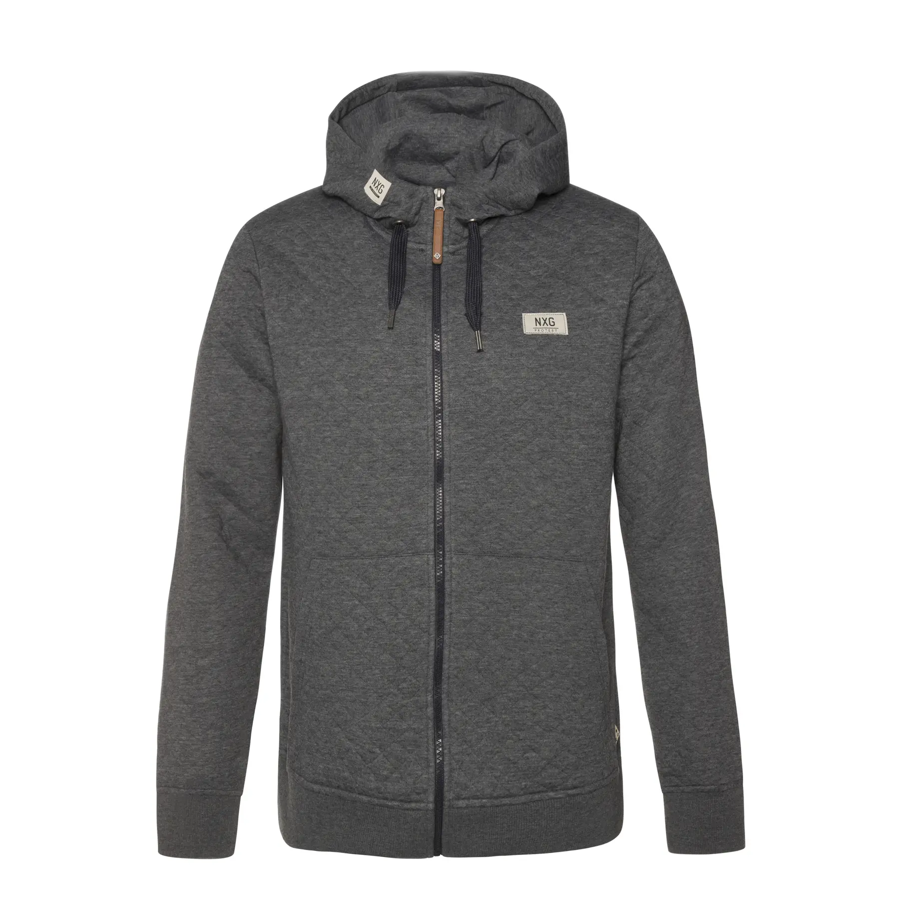 Hooded sweatshirt met rits Protest Nxgoxfordy