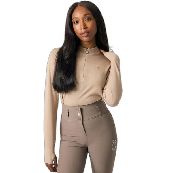 Langarm-Baselayer Reiten 1/2-Zip Damen PS of Sweden Erin Equimerino