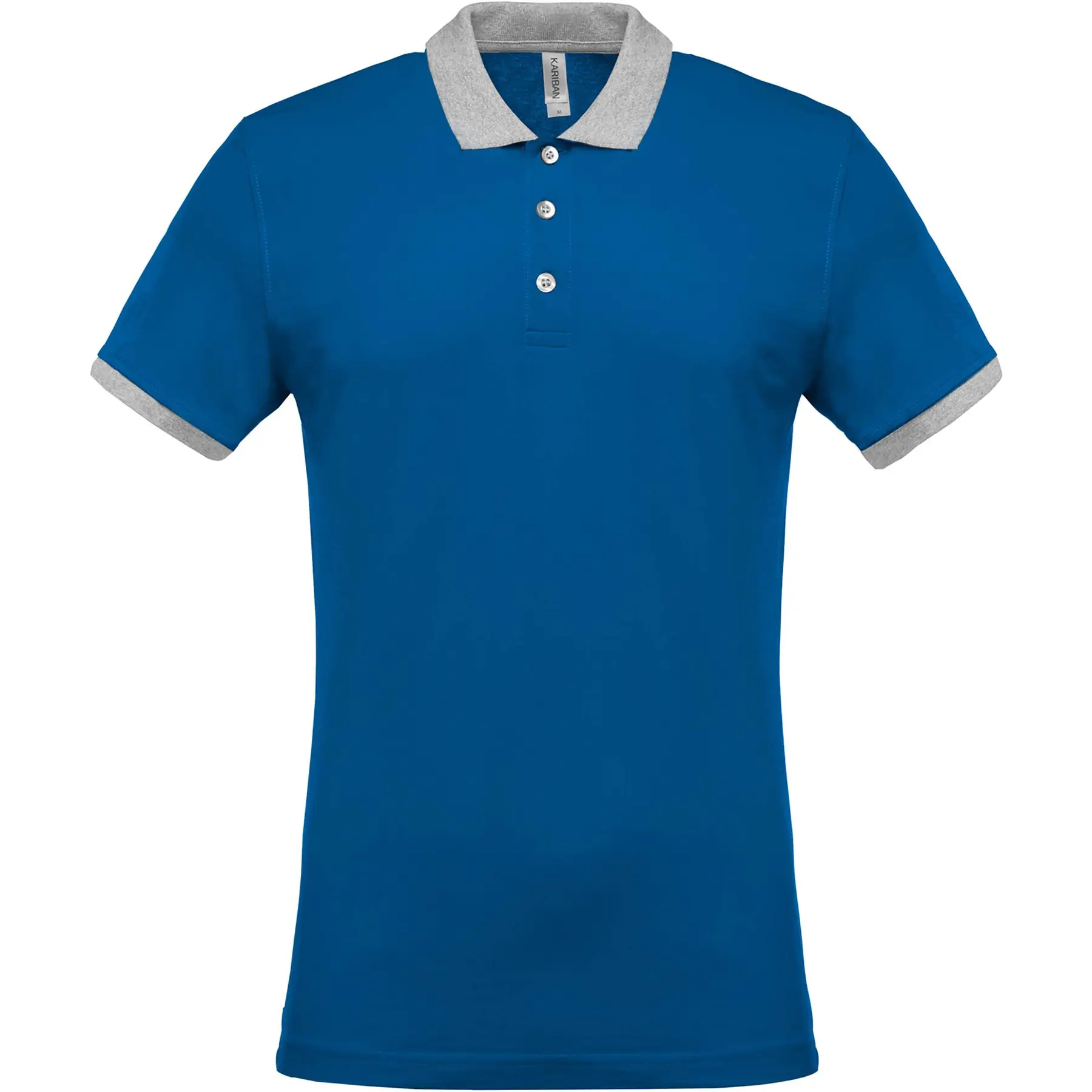 Polo Kariban mélange piqué bicolore