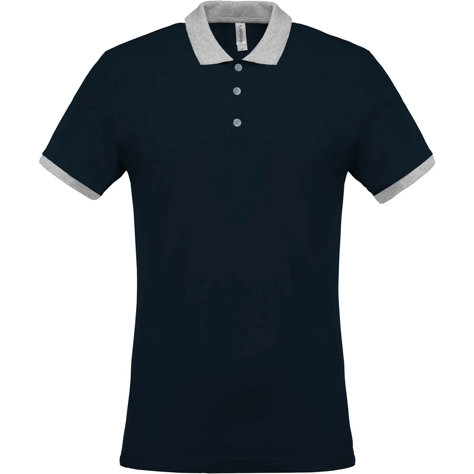 Polo Kariban mélange piqué bicolore