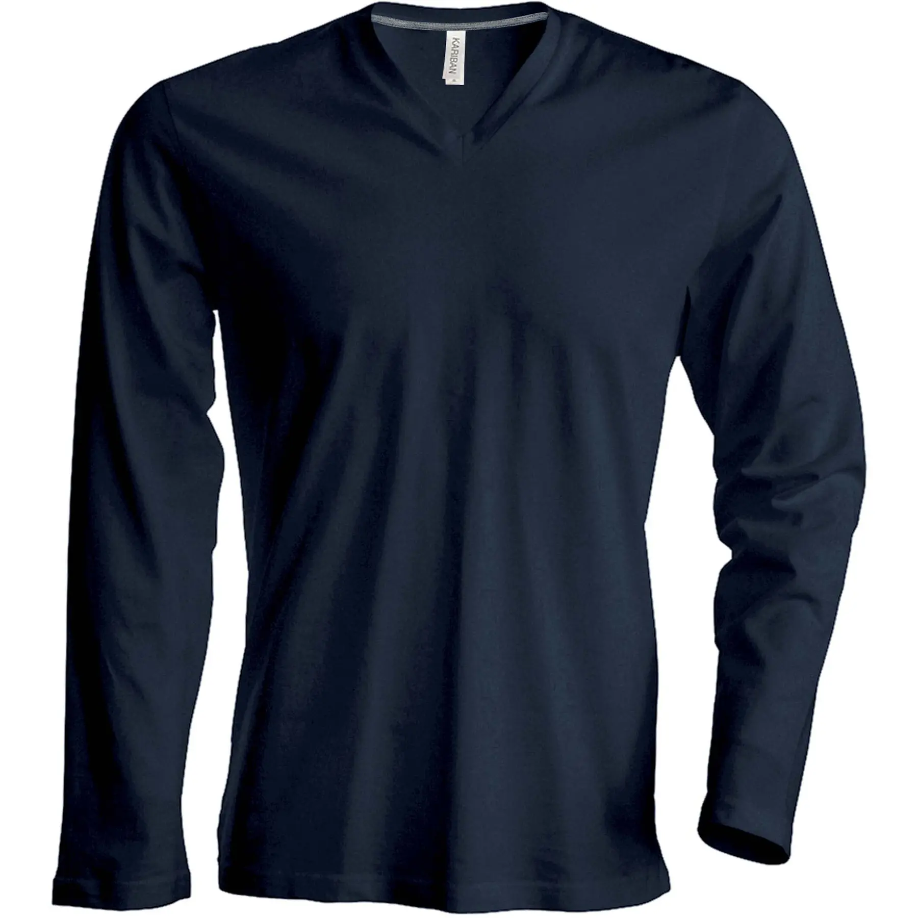 T-shirt Kariban Col V manches longues