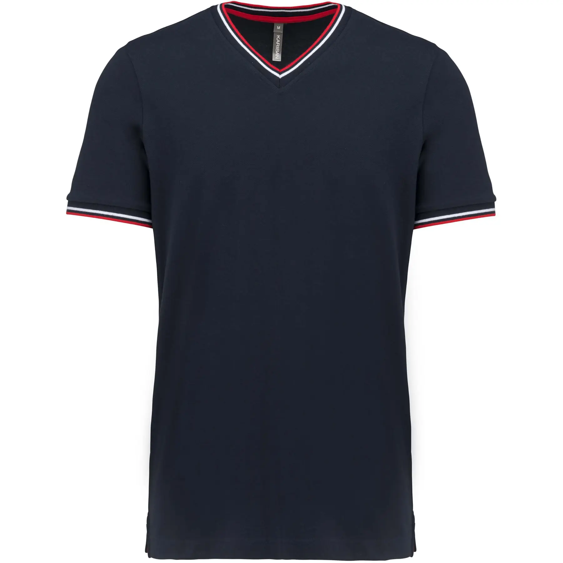 T-shirt Kariban Maille Piquée Col V