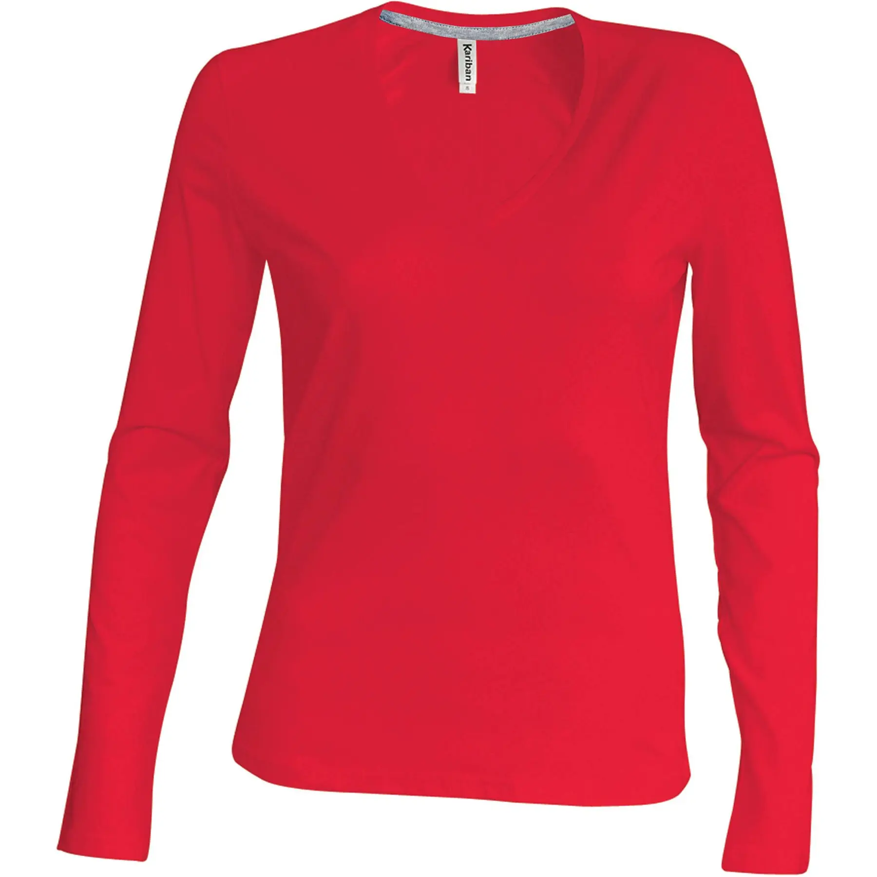 T-shirt da donna Kariban Col V