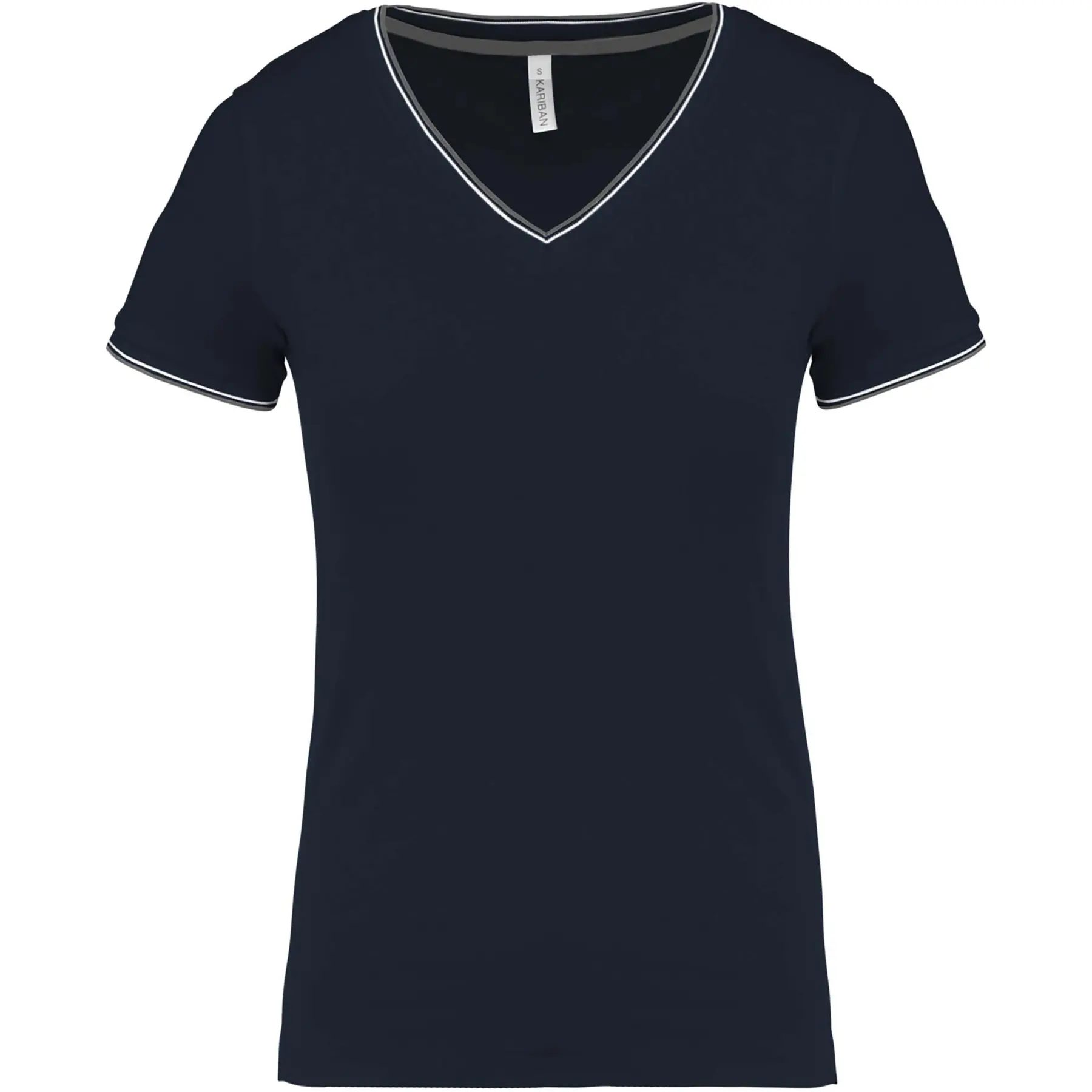 T-shirt da donna Kariban Maille Piquée Col V