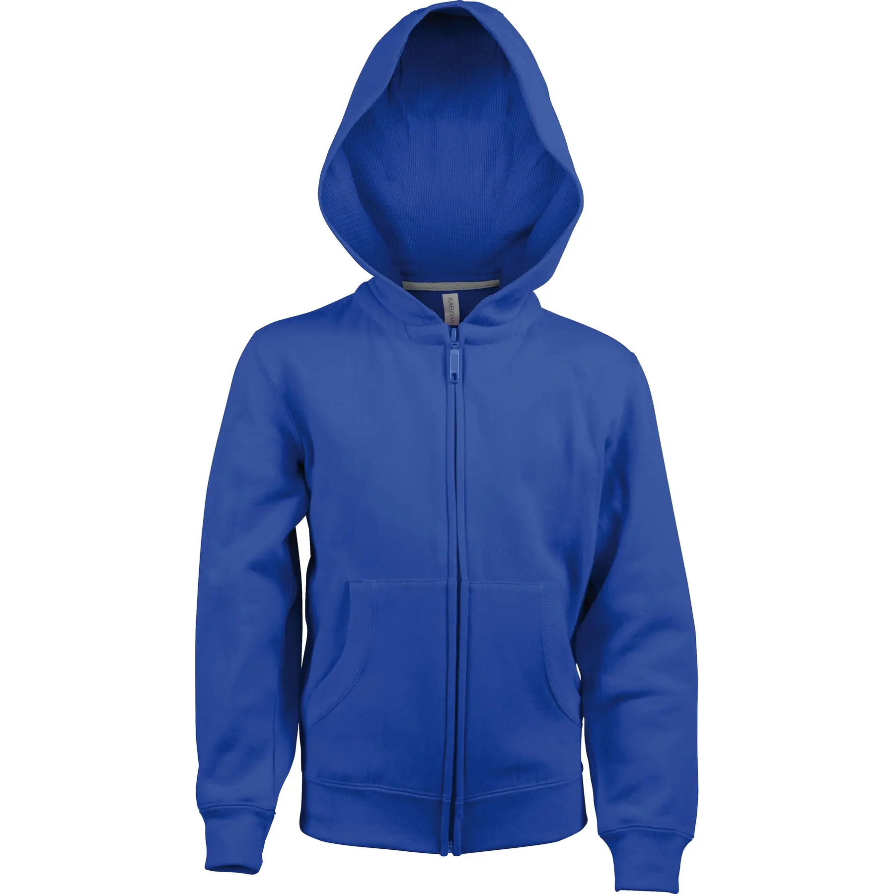 Felpa con cappuccio per bambini con zip Kariban