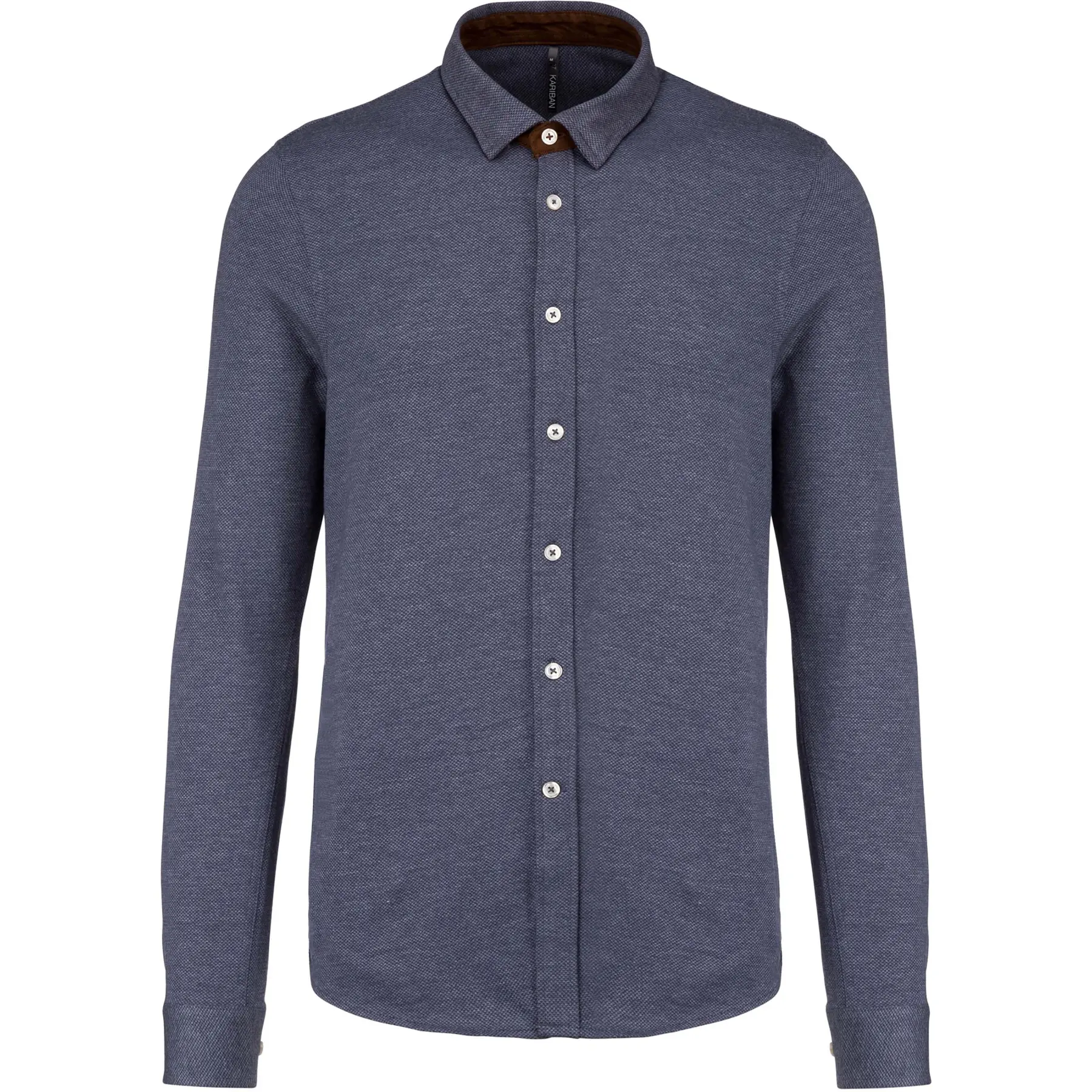 Camicia Kariban Jacquard