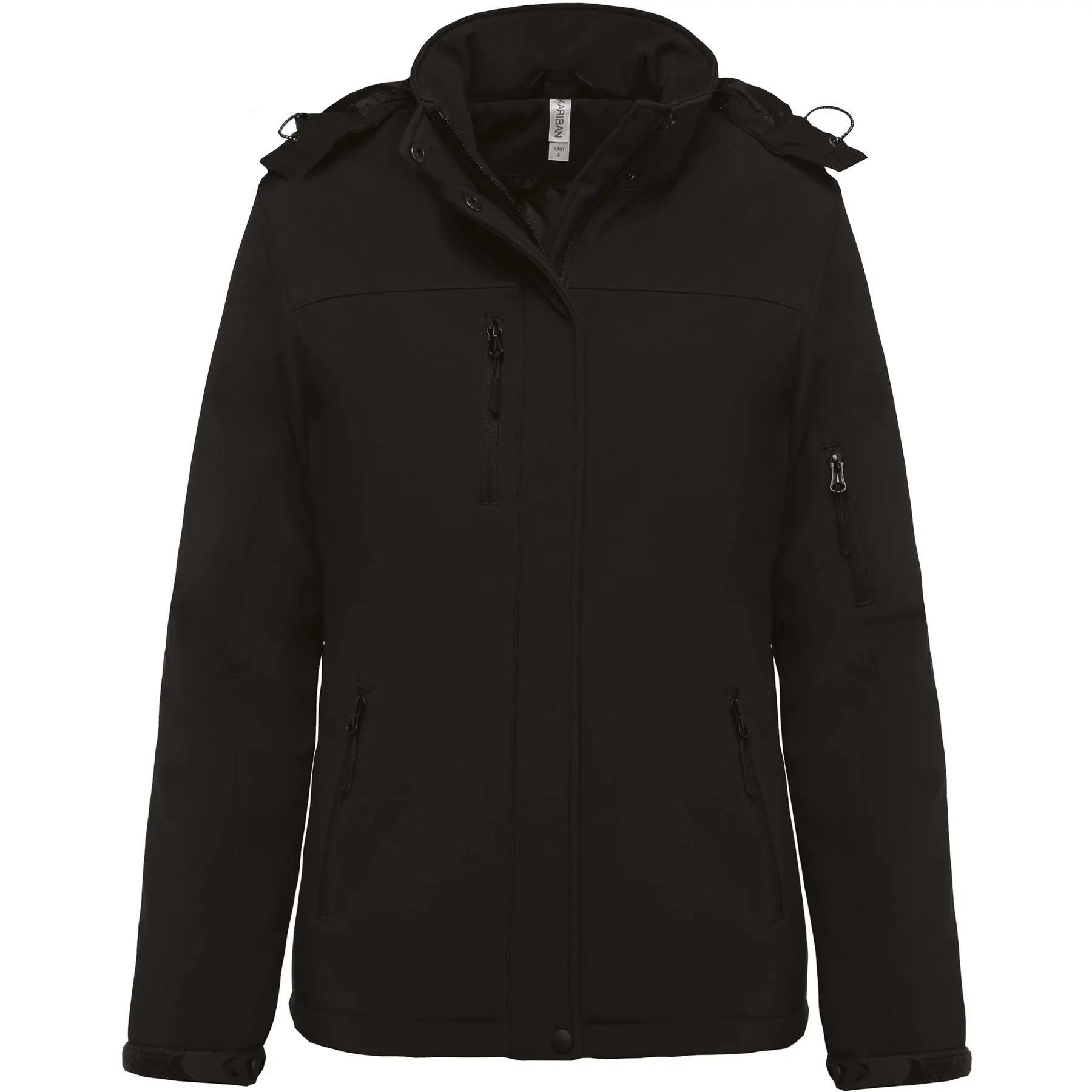 Damen Parka mit Kapuze Kariban Softshell