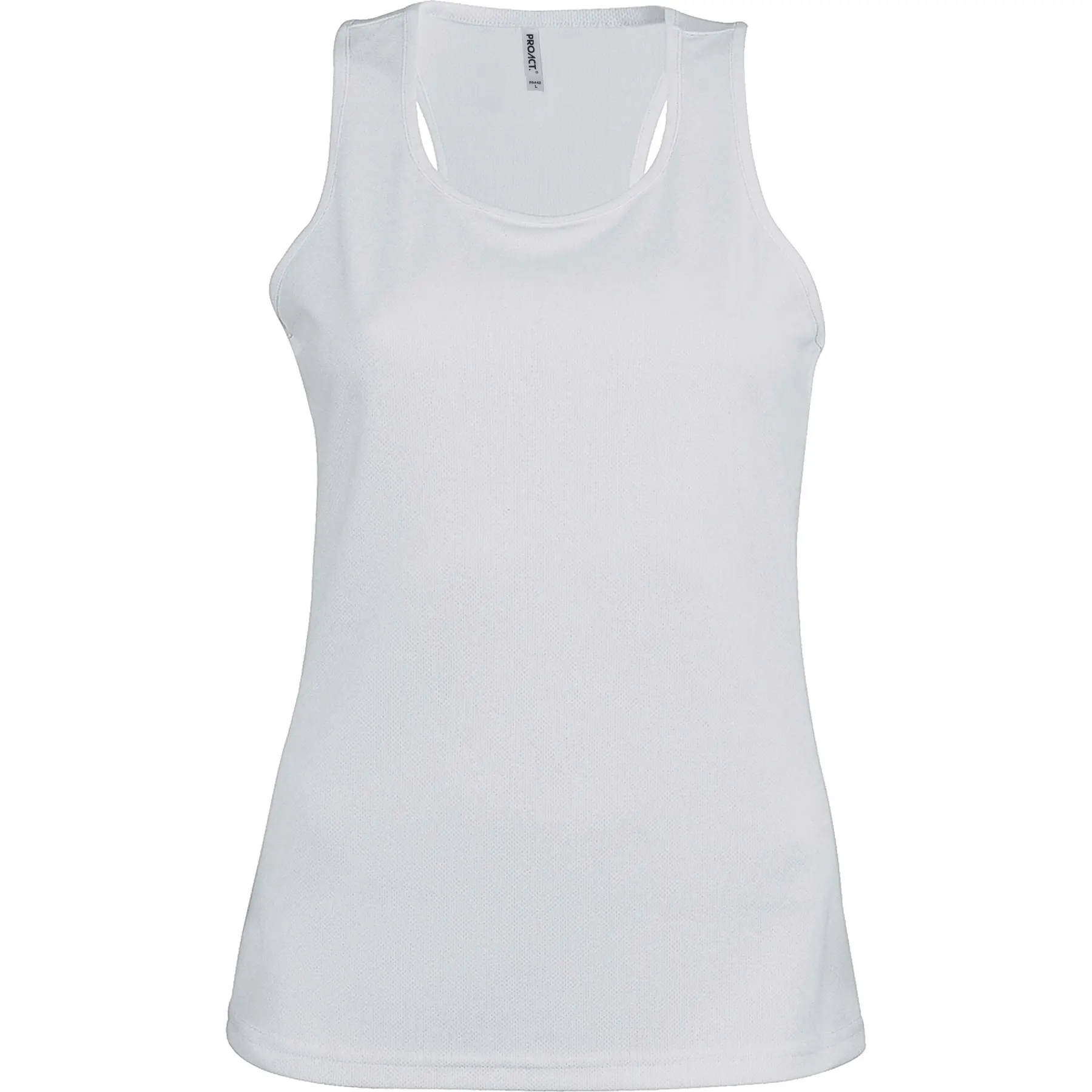 Damen-Sport-Tanktop Proact blanc