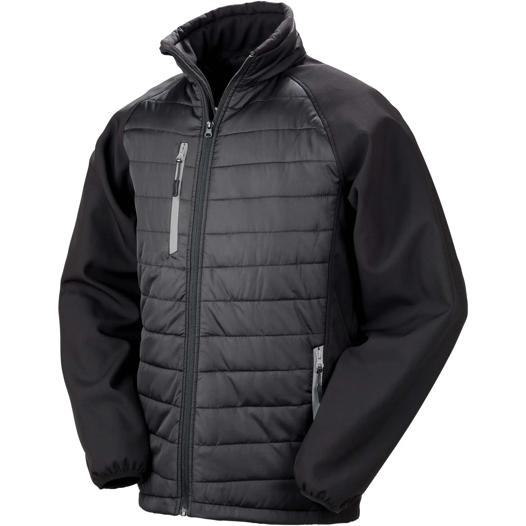 Jas Result Softshell Rembourrée Black Compass