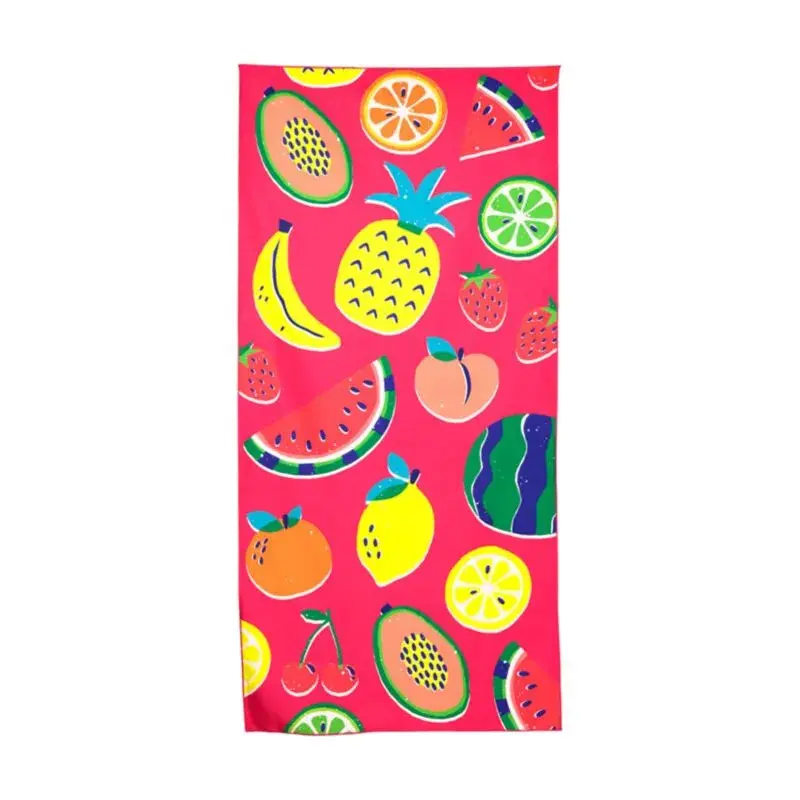 Strandhandtuch aus Mikrofaser Puckator Summer Fruits d'Eté
