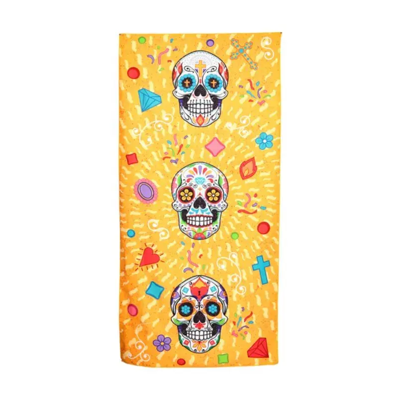 Strandhandtuch aus Mikrofaser Puckator Day of the Dead