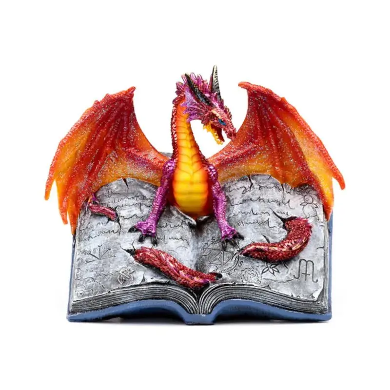 Figurine livre du dragon de feu Puckator Dark Legends Figurine livre du dragon de feu Puckator Dark Legends