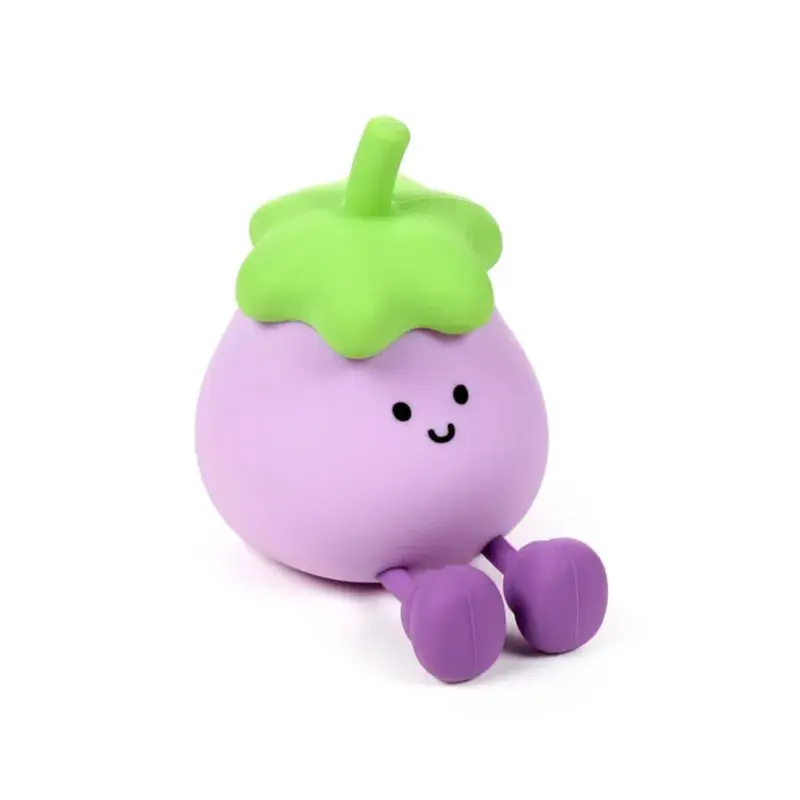 Veilleuse avec support téléphone Puckator Foodiemals Aubergine