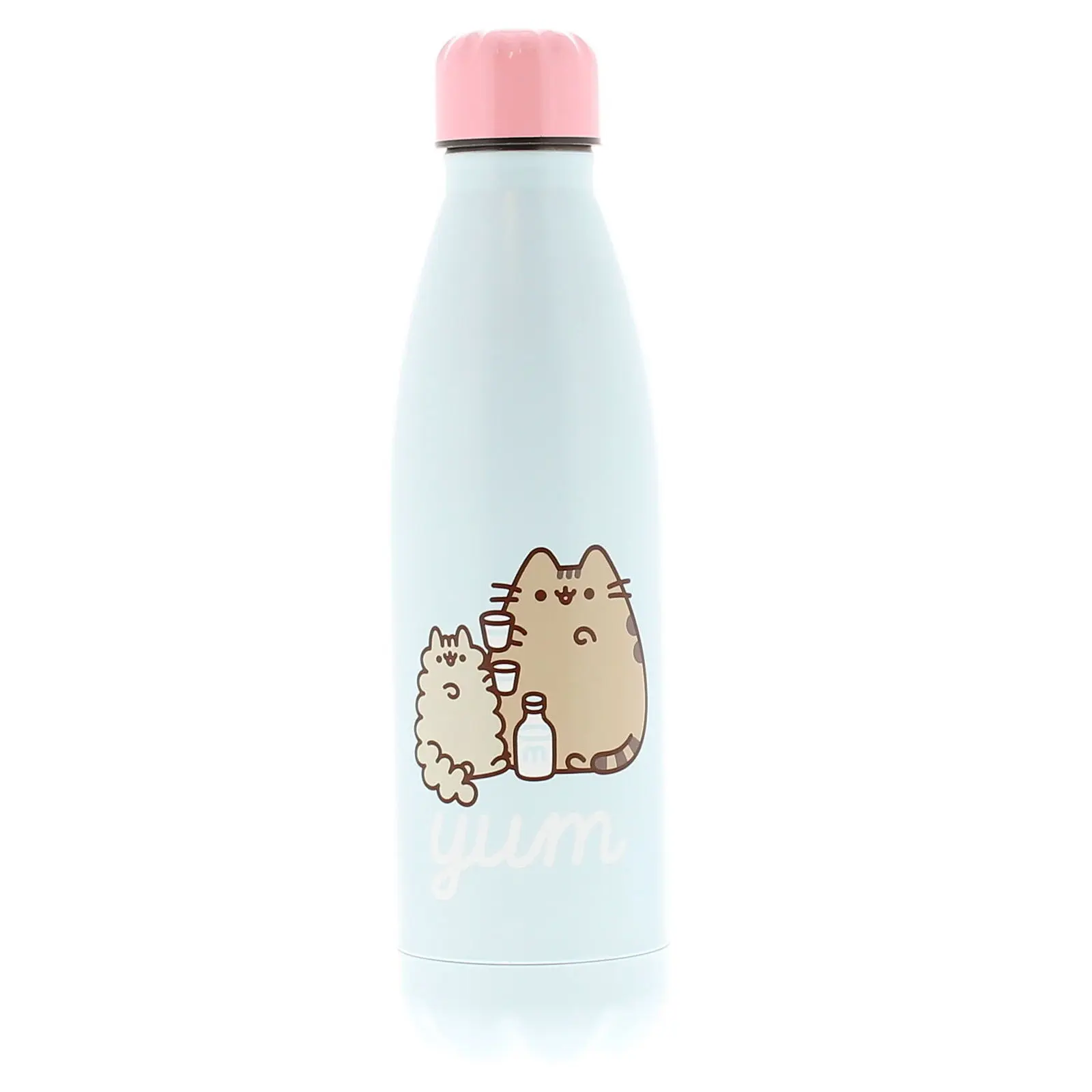 Puckator Blau Isolierte Trinkflasche Aus Edelstahl Für Heiße Oder Kalte Getränke- Gourmet-Katze Wynsors Pusheen Foodie - Bild 5