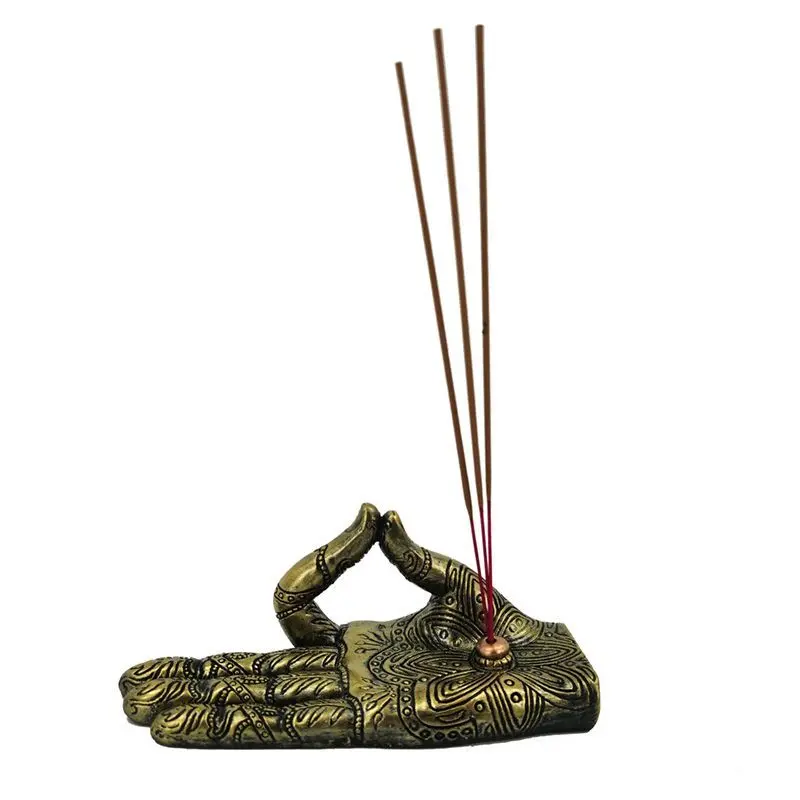 Räucherstäbchenhalter Aschefänger - Hand der Boudha Puckator