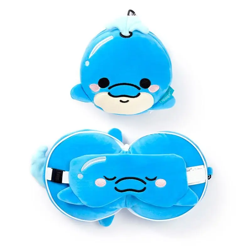 2-in-1-Reisekissen der Delfin Puckator Relaxeazzz Adoramals