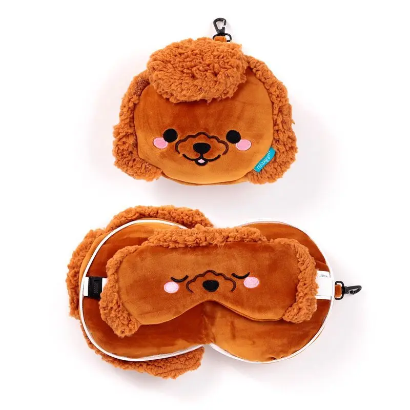 2-in-1-Reisekissen der Pudel Puckator Relaxeazzz Adoramals