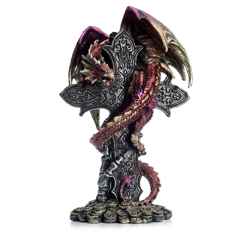 Figurine Dragon Dark Legends Gardien de la Croix Celtique Puckator Figurine Dragon Dark Legends Gardien de la Croix Celtique Puckator