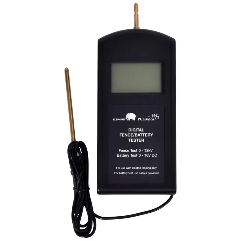 Digital fence and battery voltmeter Pulsara