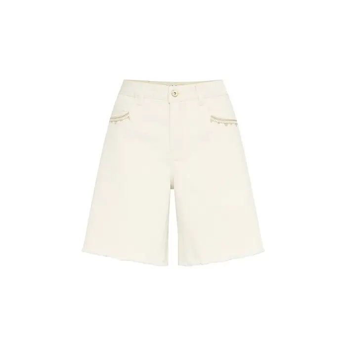 Shorts di jeans a vita alta Pulz Jeans Luca