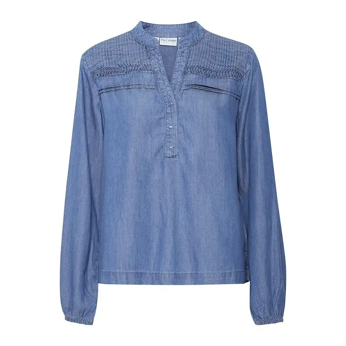 Damenbluse mit langen Ärmeln Pulz Jeans Gala
