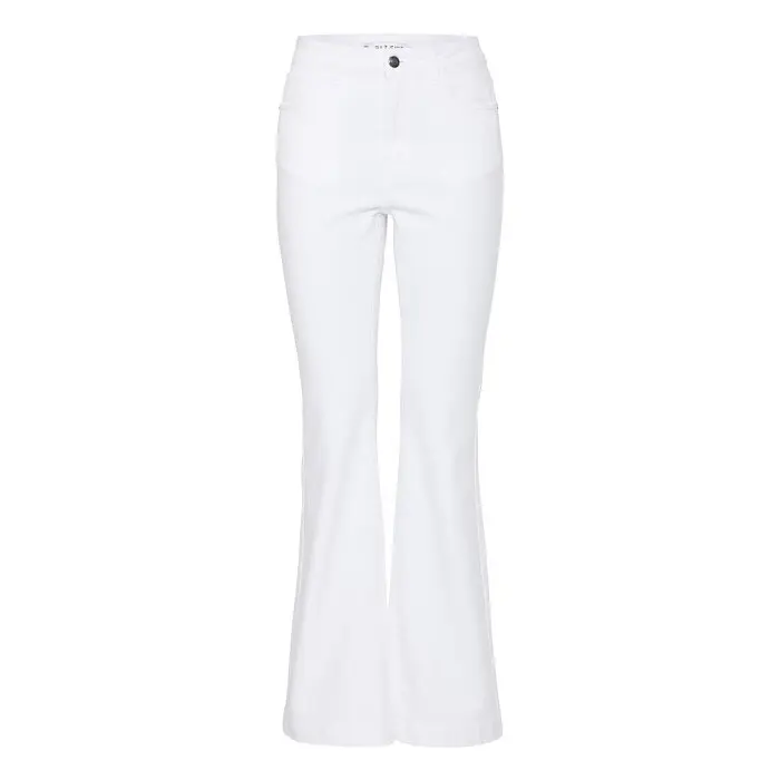 Jeans bootcut a vita alta donna Pulz Jeans Becca
