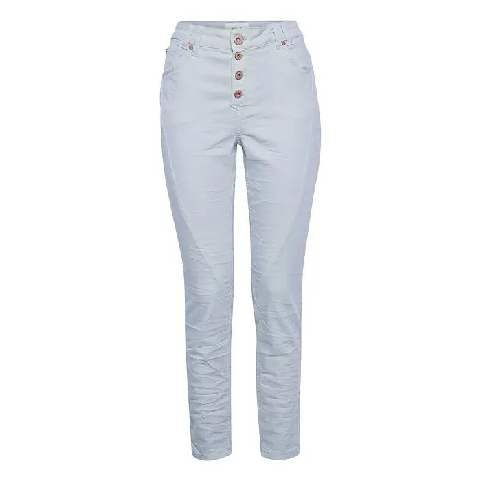 Pulz Jeans Women's Blue Trousers Rosita