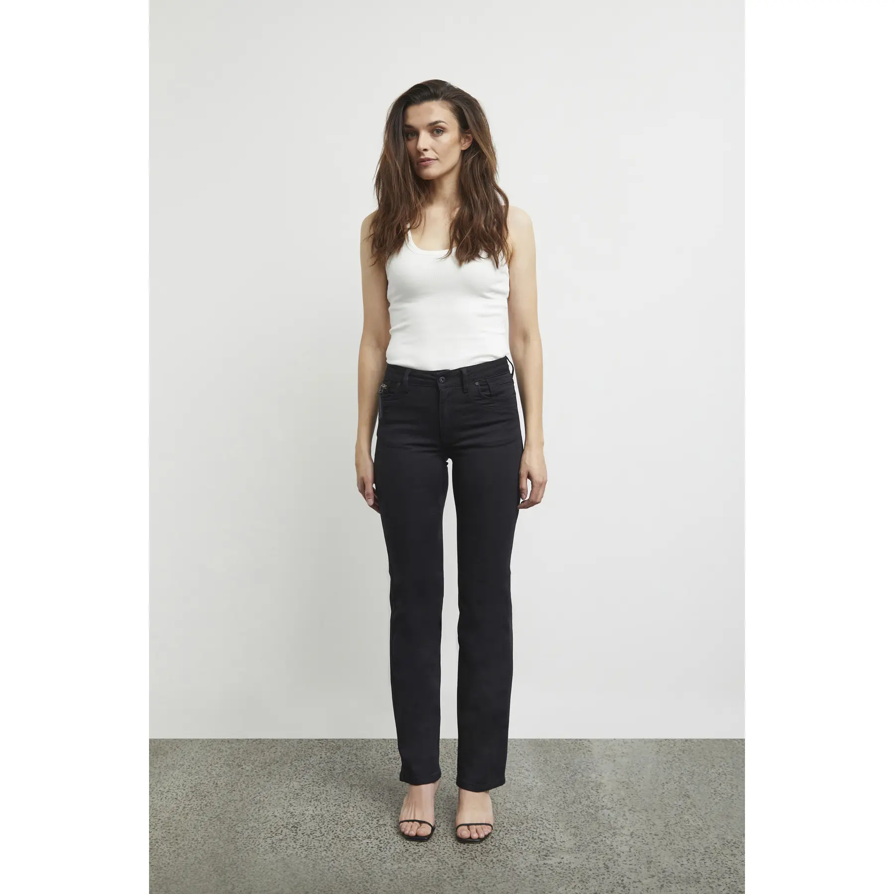 Pulz Jeans Damen Schwarz Jeans Karolina