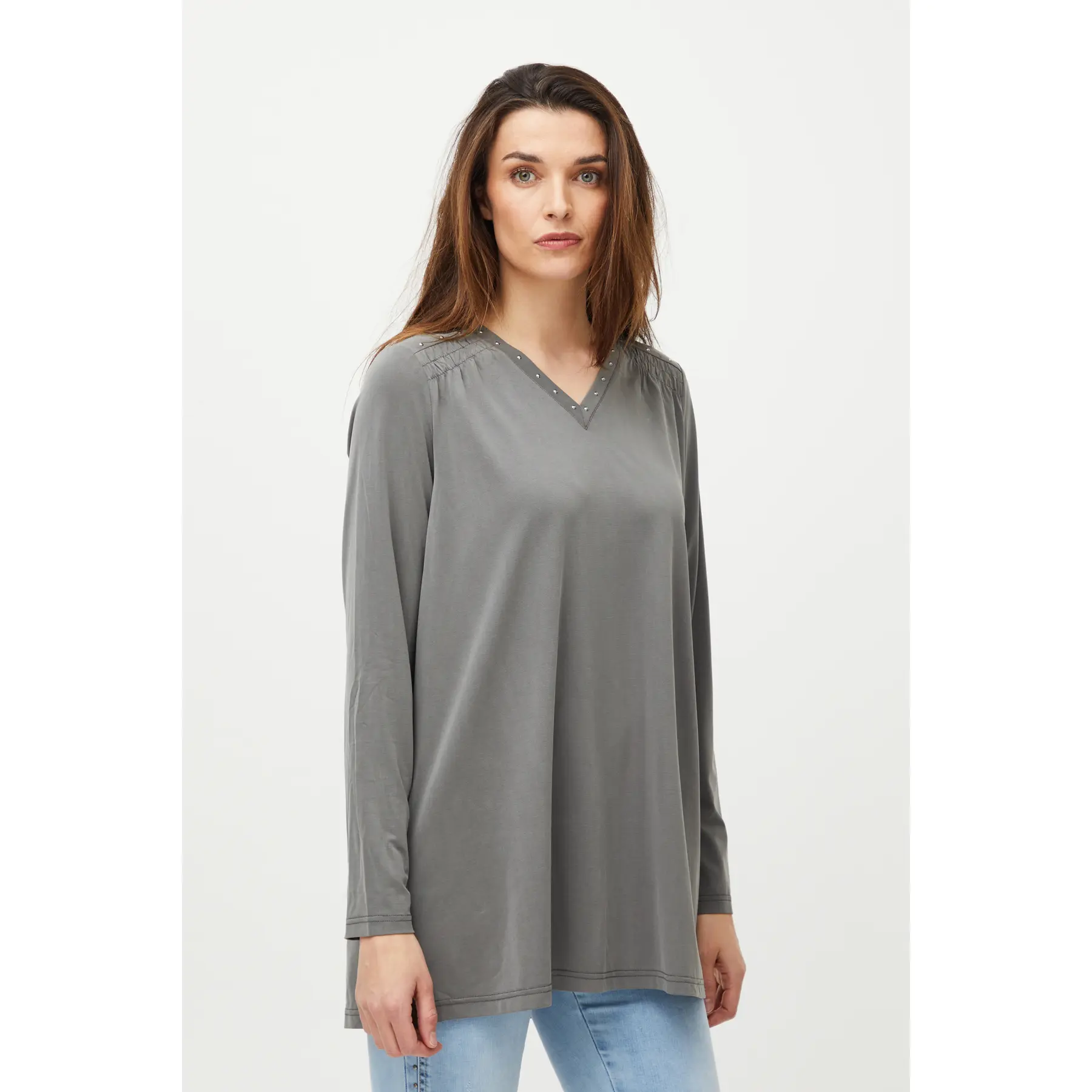 Tunika-Kleid, Damen Pulz Jeans Lippa