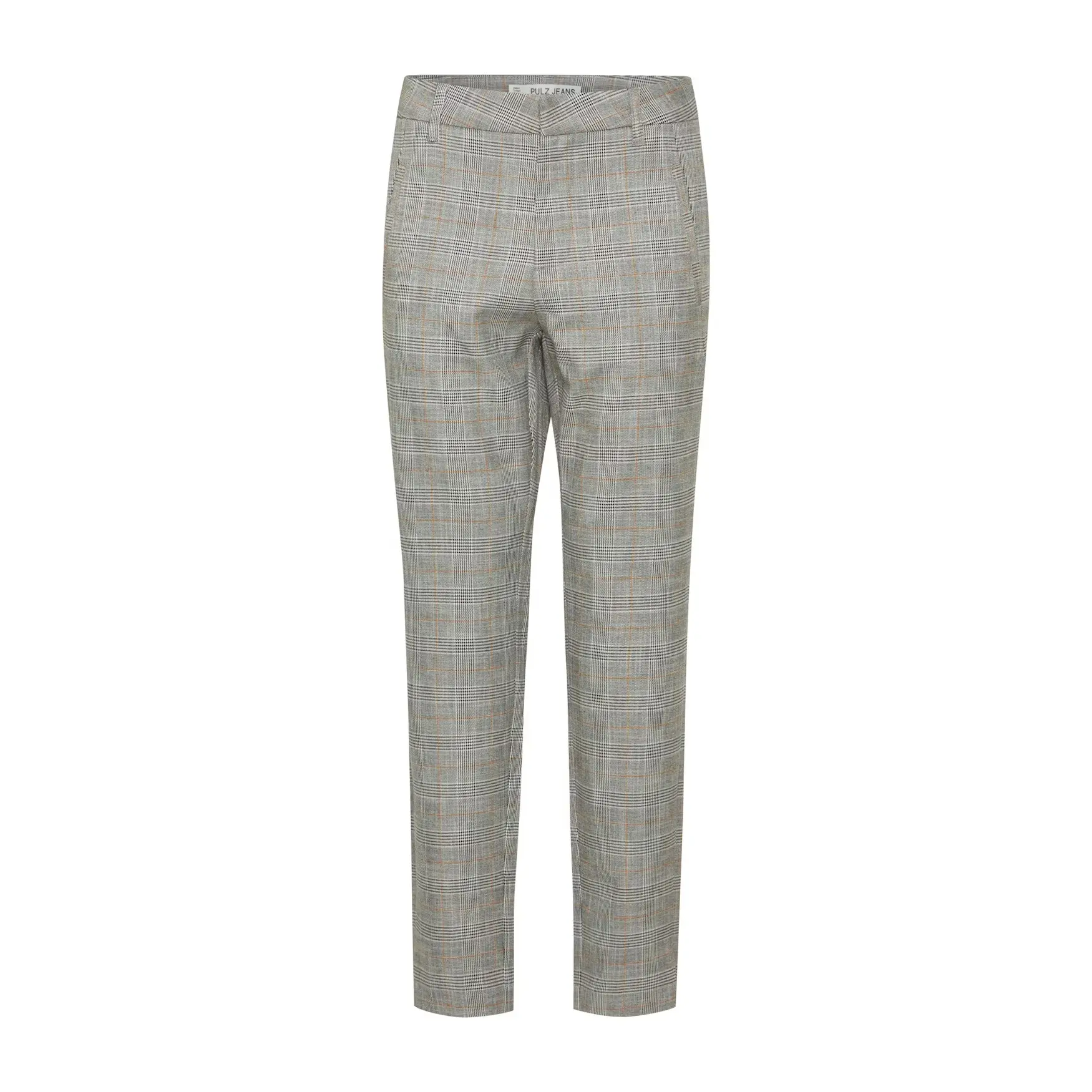 Pantaloni a sigaretta donna Pulz Jeans Bindy Check
