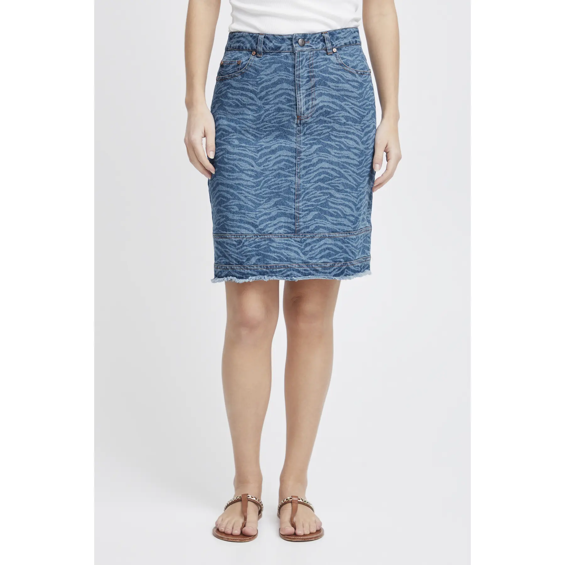 Denim skirt for women Pulz Jeans Zamala