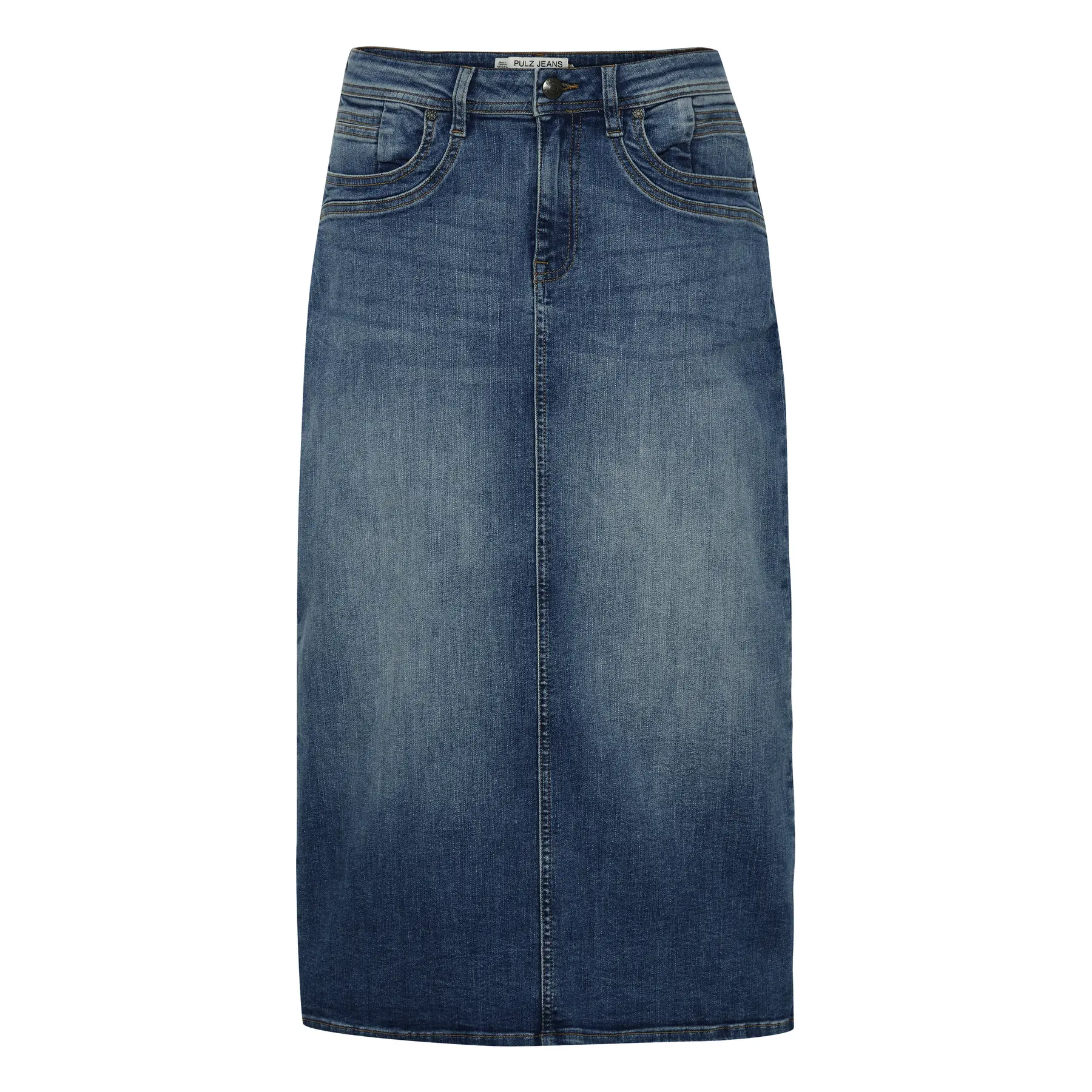 Pulz Jeans Women's Blue Denim Skirt For Katja