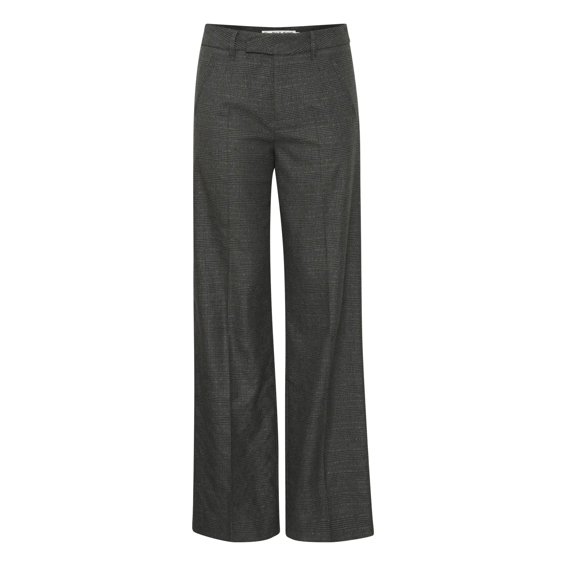 Hochgeschnittene Hose Damen Pulz Jeans Bindy Lurex
