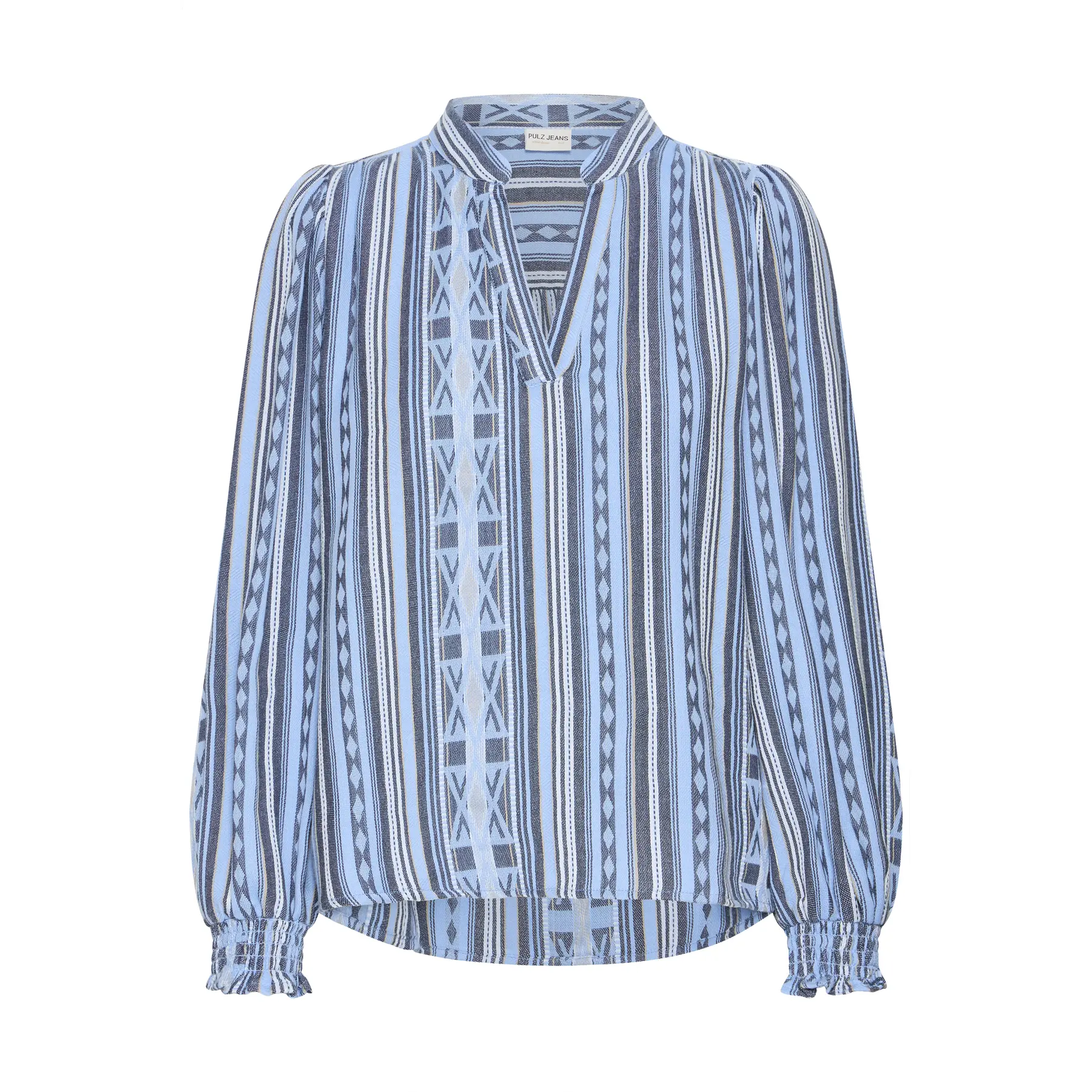 Pulz Jeans Women's Blue Blouse Alexis