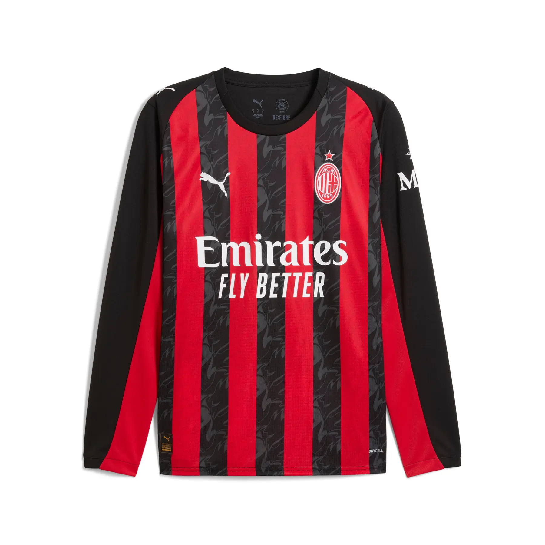 Maglia Home maniche lunghe Milan AC 2025/26