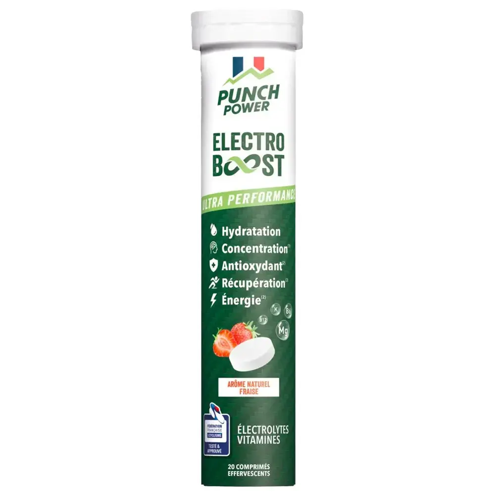 Electrolitos Punch Power Electroboost Fraise (x20)