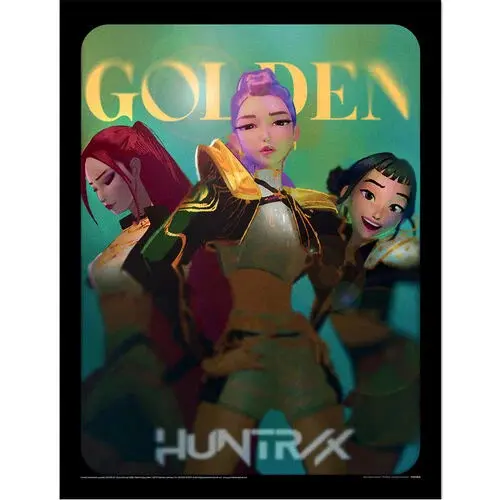 Fotorahmen Pyramid KPop Demon Hunters Golden