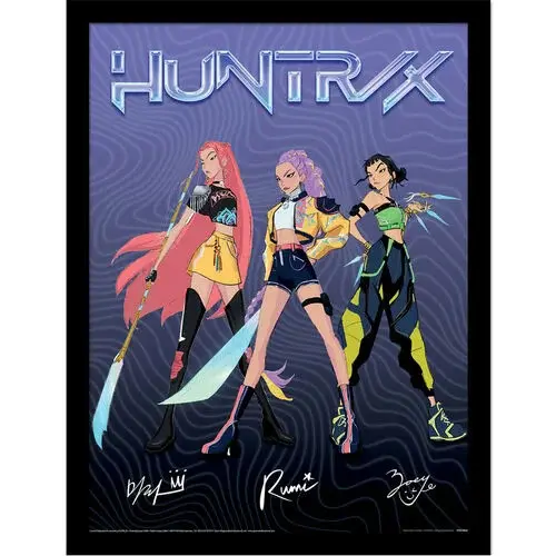 Fotorahmen Pyramid KPop Demon Hunters Huntrix Signature