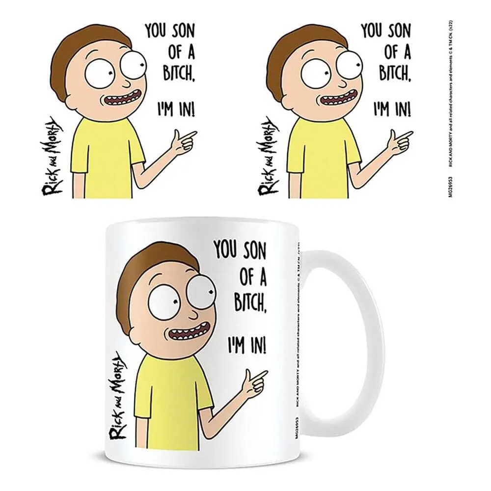 Tasse Pyramid Rick and Morty Son of a Bitch