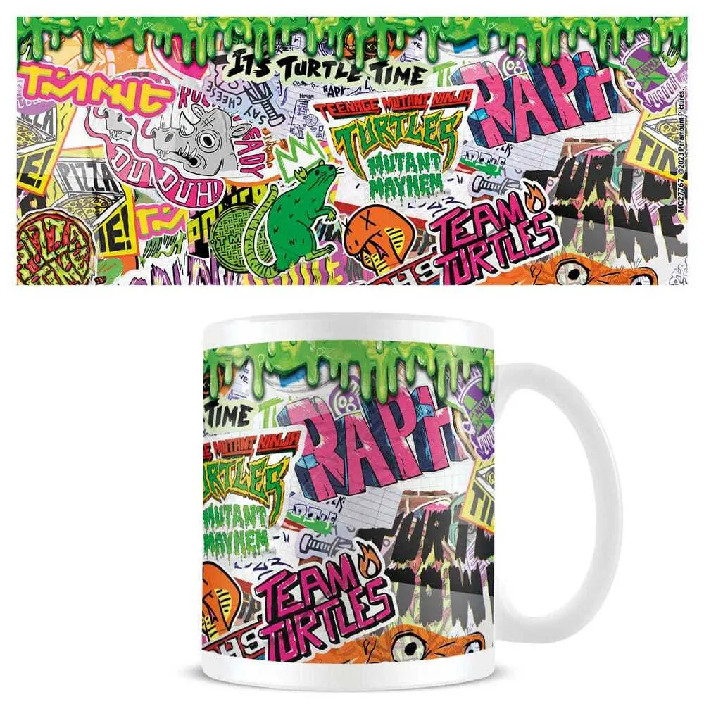 Tasse Ninja Turtles Pyramid Mutant Mayhem Graffiti