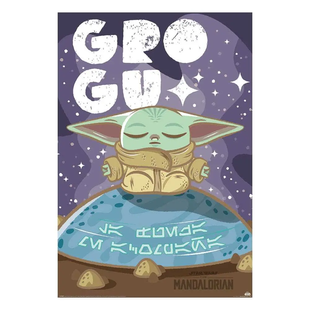 Poster Pyramid Star Wars The Mandalorian Grogu Cuteness (x4)