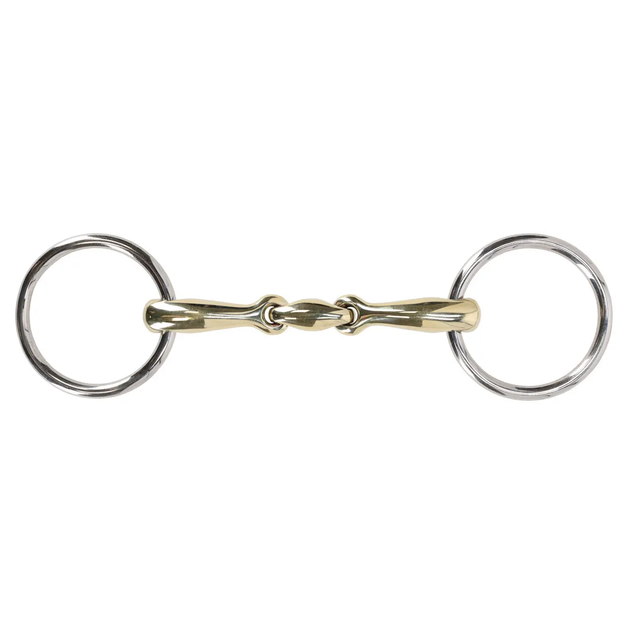 Mors 2 anelli per cavallo a doppia rottura anatomica QHP