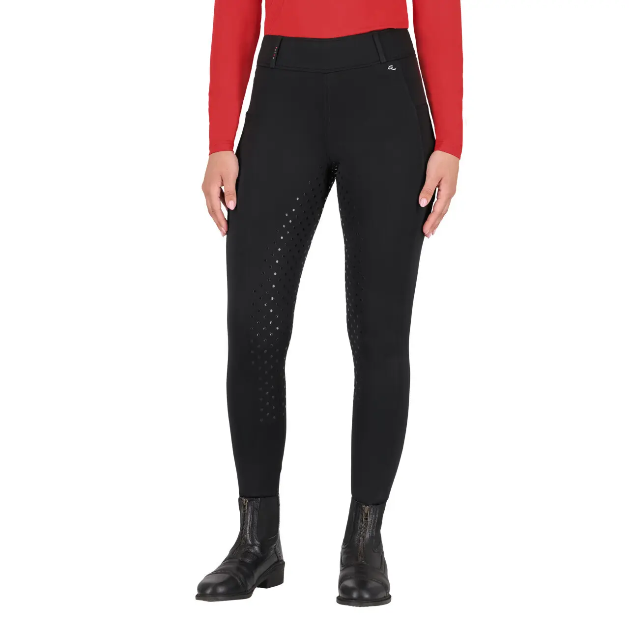 Leggings da equitazione a tutta aderenza QHP Oakleigh
