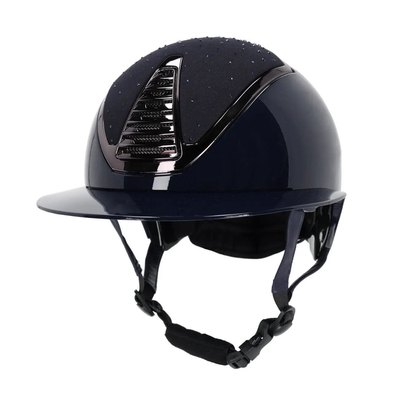 Riding helmet with polo visor QHP Memphis